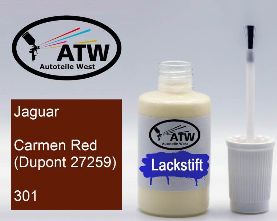 Jaguar, Carmen Red (Dupont 27259), 301: 20ml Lackstift, von ATW Autoteile West.